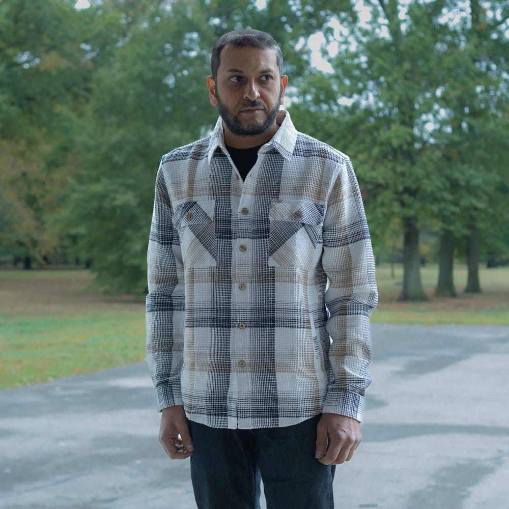 Stonebridge Shirt Jacket by Vustra. Worn view #3.