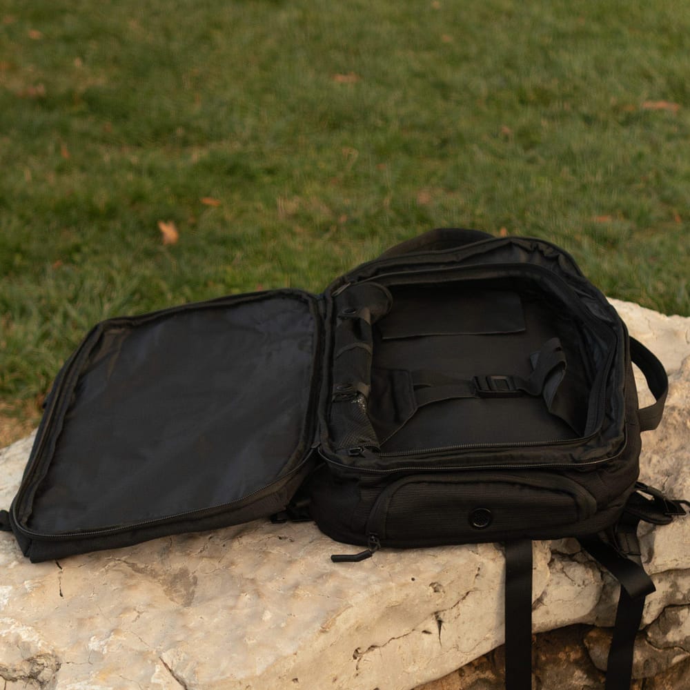 Skowell 18L Backpack by Rupt. Main compartment open view.