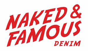 Naked and Famous Denim Red Logo