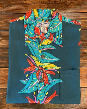 An Original Kalakaua Heleconia Aloha Shirt