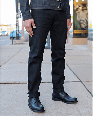 Rustic Dime Slim Straight Jet Black Selvedge 13 oz.