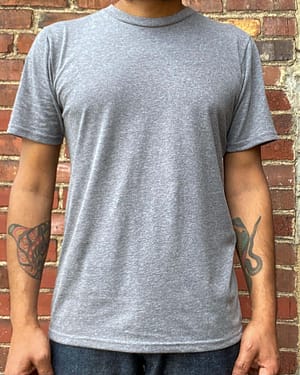 Royal Apparel Heather Ash RPET Tee 95051