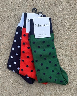 Fahrenheit NYC Polka Dot Socks