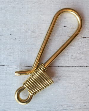 Wire Wrapped Fish Hook Key Fob