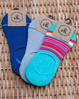 Swole Panda Bamboo No Show Socks