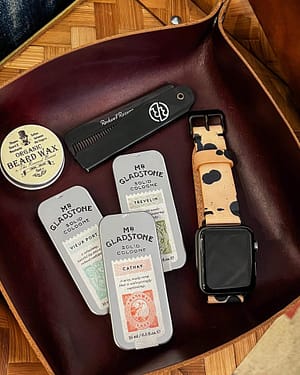 Snap Button Valet Tray Horween Leather