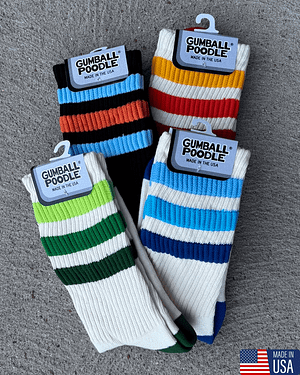 Retro Gym Crew Socks